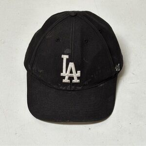MLB Los Angeles Dodgers LA Black Adjustable Baseball Cap
